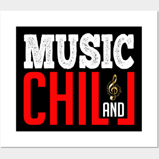 Music & Chill Posters and Art